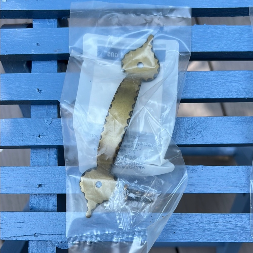 12 NWT Antique Brass Door Handles